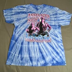Ashanti Tee Aww Baby Tie Dye Baby Blue Large